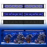 Luz de acuario KZKR con control remoto para un ambiente natural.
