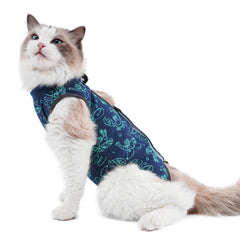 Traje de recuperación kzrfojy para gatos tras cirugía, protege la herida con suavidad.