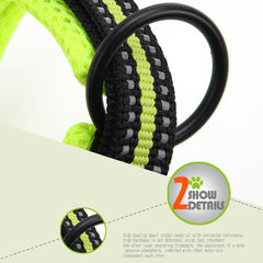 Anilla de zinc en el collar La La Pet Creation Core 3M para sujeción segura.