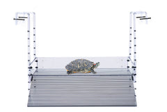 LaBrinx Designs rampa tortuga suspendida grande para acuario, cómodo descanso al sol