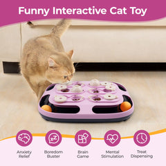 LACCEN Estimulo mental con rompecabezas para gatos en interior