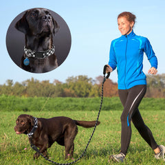 Ladoogo collar con cierre rápido metálico facilita calzar