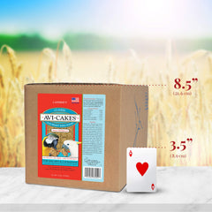 Avi-Cakes de LAFEBER'S ricos en antioxidantes y omega para plumaje y piel.