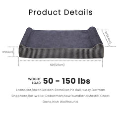 Laifug cama con doble almohada y diseño inteligente para cuello y cabeza.