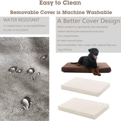 Laifug cama con forro impermeable interior protege la espuma y prolonga la vida útil.