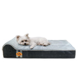 Cama Laifug para perros ortopédica con espuma de memoria para soporte cómodo.
