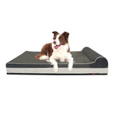 Laifug cama ortopédica para perros con espuma de memoria y soporte cómodo.