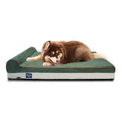 Laifug cama ortopédica para perro con espuma de memoria para articulaciones cómodas.