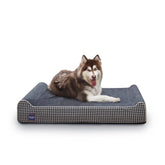 Laifug cama ortopédica para perro con espuma de memoria para confort diario.