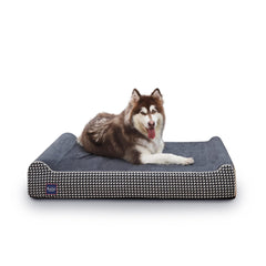 Laifug cama ortopédica para perro con espuma de memoria para confort diario.