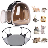 Mochila LAIRIES para mascotas con caparazón polarizado y protección ocular