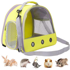 LAIRIES mochila transporte cobaya con ventana de burbuja para ver al animal con claridad
