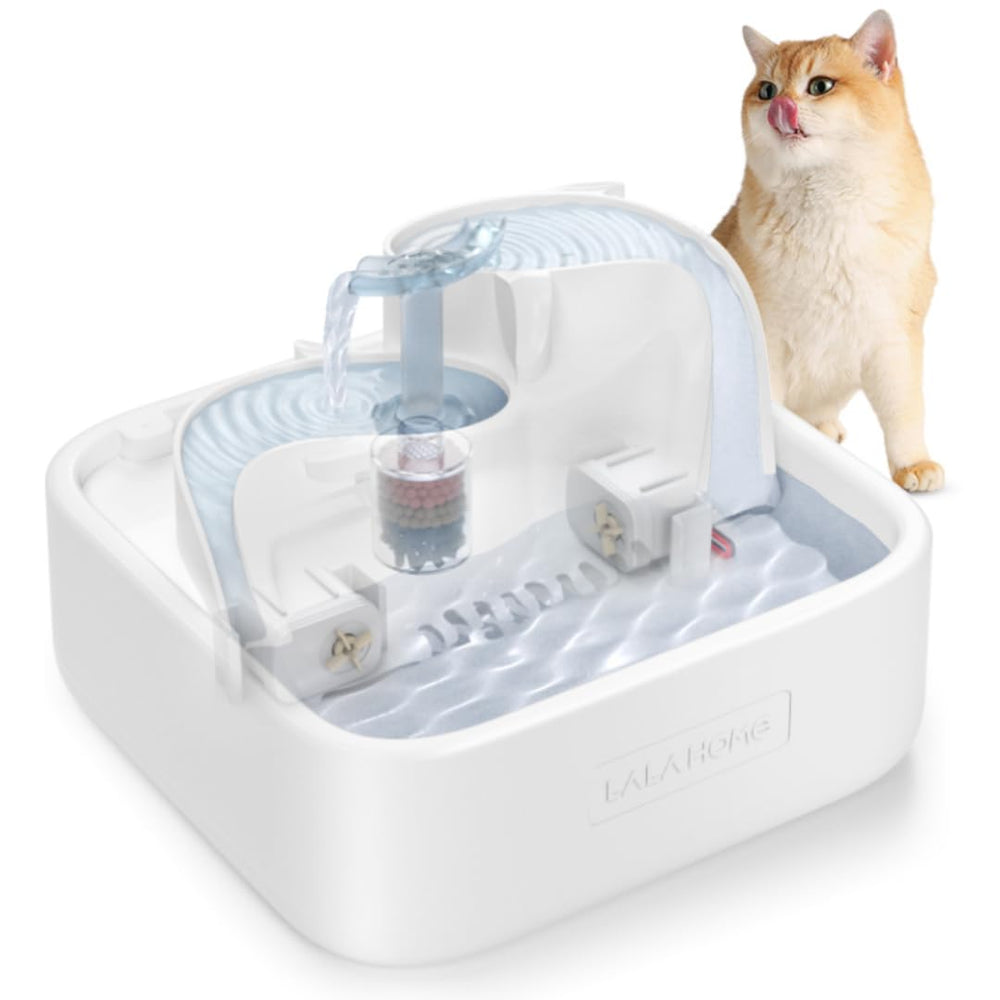 Fuente LALAHOME OxygenZ para gatos, promueve hidratación fresca con oxigenación.