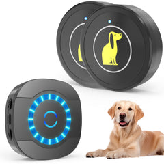 Lalolee campana para perros en puerta, ideal para avisos al salir.
