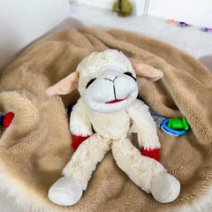 Lamb Chop peluche suave, comodidad al acurrucarse durante la siesta