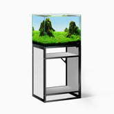 LANDEN estante para acuario CLX60 en roble lavado, diseño estable para tanques de hasta 30 galones