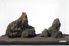 LANDEN Piedras de lava islandesas, porosidad alta para filtración biológica en acuarios.