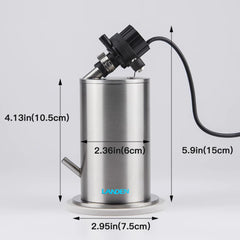 LANDEN Pura 50 carcasa acero inoxidable garantiza durabilidad y estética discreta
