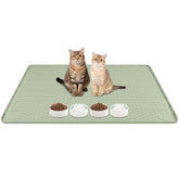 Almohadilla Lanstics para gatos de gran tamaño 40x28, ideal para varios cuencos y comidas ordenadas
