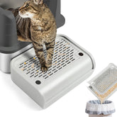 Lanstics Escalera para Caja de Arena vista frontal facilita la entrada y salida del gato