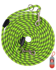 Lanwandeng correa para perros con gancho giratorio, control suave durante paseos y entrenamiento.