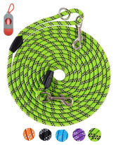 Lanwandeng cuerda-entrenamiento-perro-16-pies, control suave durante paseos y obediencia.