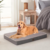 Laojin Balhen cama ortopédica para perro grande con espuma huevo y soporte