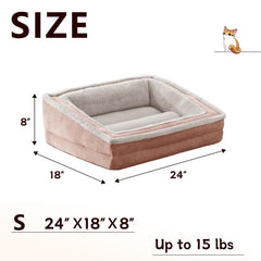 Dimensiones 24x18x8 pulgadas de Laojin Balhen, ideal para mascotas pequeñas
