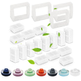 Lawfery conjunto de filtros para fuente cerámica purifican el agua para gatos
