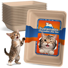 Le Sens Amazing Home caja-arena-gatos-descartable-portátil, ideal para viajes y limpieza rápida.