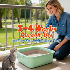 Le Sens Amazing Home caja-arena-gatos-indoor, perfecta para uso diario.
