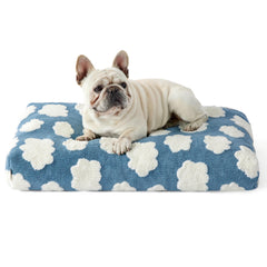 LE SURE cama para perro con funda lavable y desmontable para limpieza fácil.