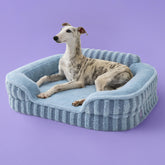 Cama LE SURE para perro mediano, espuma forma huevo, confort suave para siestas largas.