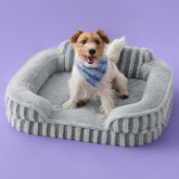 LE SURE cama para perro mediana: vista general del diseño cómodo para descansar.