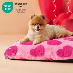 Funda desmontable de LE SURE lavable en rosa para limpieza fácil