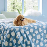 LE SURE manta impermeable con nubes 3D: mantiene al perro caliente y seco.
