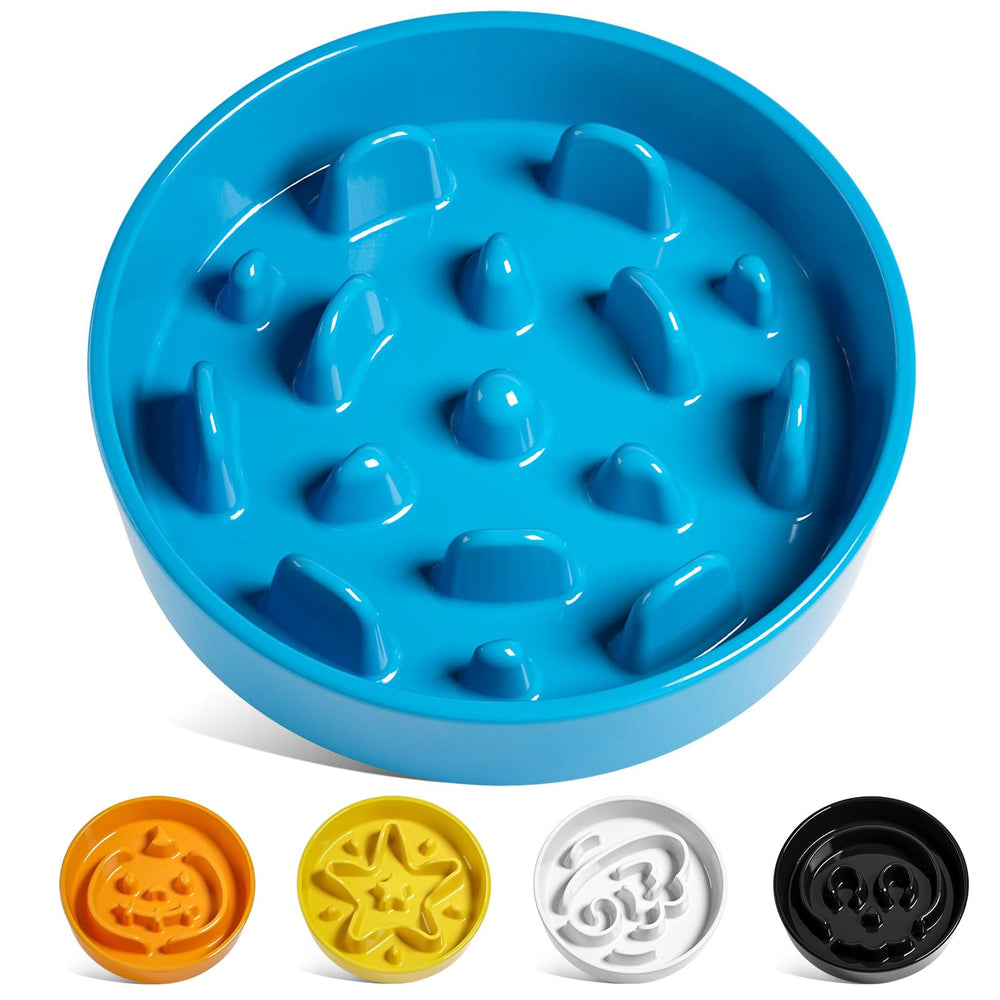 LE TAUCI cuenco cerámico de alimento lento para perros pequeños, ideal para comer con calma