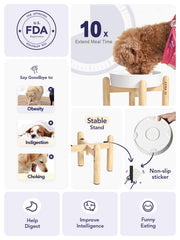 LE TAUCI diseño rompecabezas fomenta comer despacio y concentración