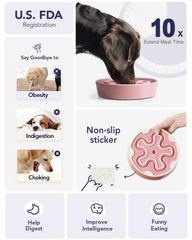 LE TAUCI fácil limpieza cuenco cerámico para perros facilita la limpieza tras comer.