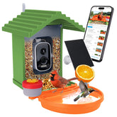 Leapbird comedero-aves con cámara 2.5K captura visitantes desde casa.