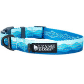 Collar Leash Boss con patrón reflectante en ambos lados para mayor visibilidad
