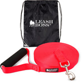 Leash Boss Free Range: correa larga de 30 pies para perros grandes, ideal para entrenamiento al aire libre
