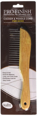 Leather Brothers OmniSteel mango-bambu-ergonomico para grooming cómodo