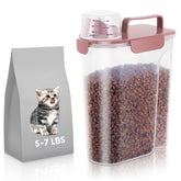 LEAWALK almacenamiento 5L, vista frontal, acceso rápido a alimentos para mascotas