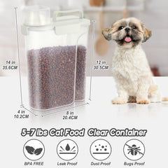 LEAWALK boquilla grande facilita dispensar croquetas sin esfuerzo.