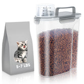 LEAWALK contenedor para mascotas con boca grande facilita verter grandes porciones