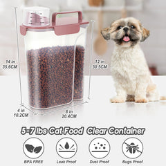 LEAWALK capacidad 5L ideal para croquetas, arroz y cereales.