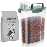 LEAWALK contenedor para mascotas con tapa grande, evita humedad.