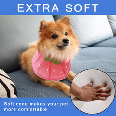 Collar de recuperación ajustable leeper para perros, cómodo y fácil de colocar