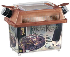 Lee's Kricket Keeper refugio-dispensador compacto, fácil de limpiar para grillitos.